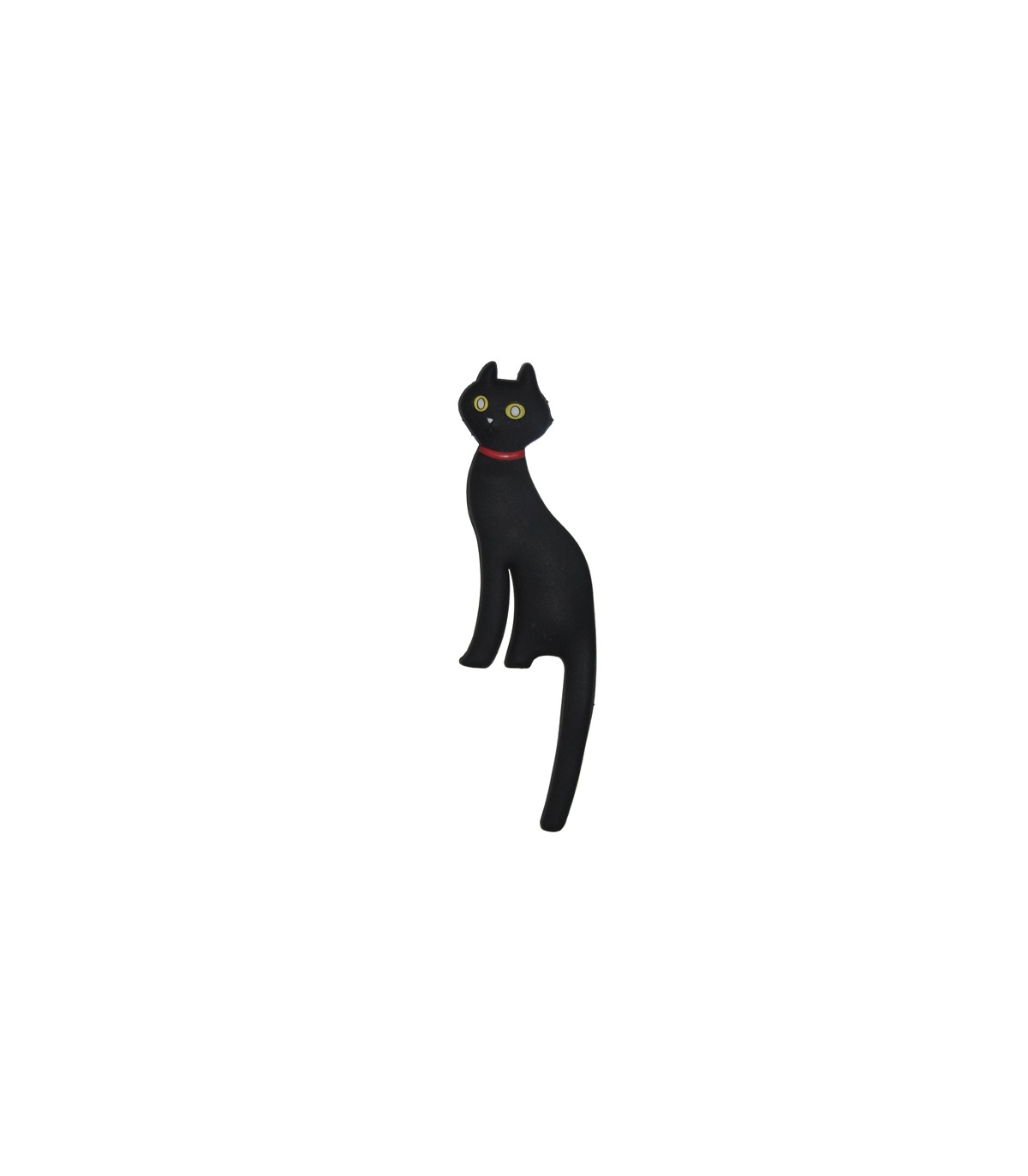Accroche clé magnétique chat noir Happy Shop|Objets Tendance