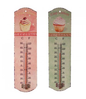 Thermomètre métal cupcake
